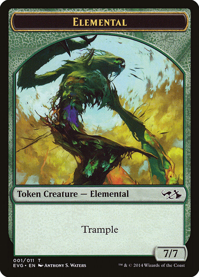 Elemental Token (Elves vs. Goblins) [Duel Decks Anthology Tokens] | Golgari Games