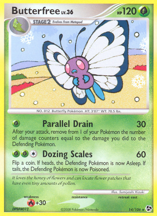 Butterfree (14/106) [Diamond & Pearl: Great Encounters] | Golgari Games