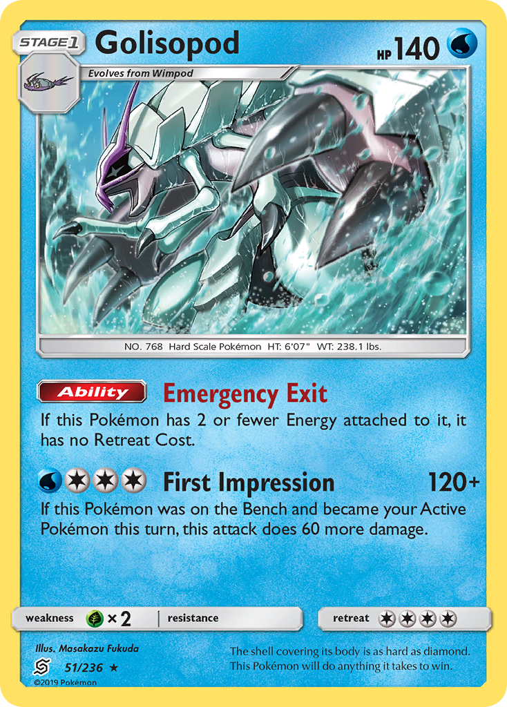 Golisopod (51/236) [Sun & Moon: Unified Minds] | Golgari Games