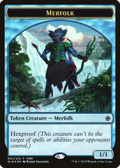 Merfolk // Treasure Double-sided Token [Friday Night Magic 2018] | Golgari Games