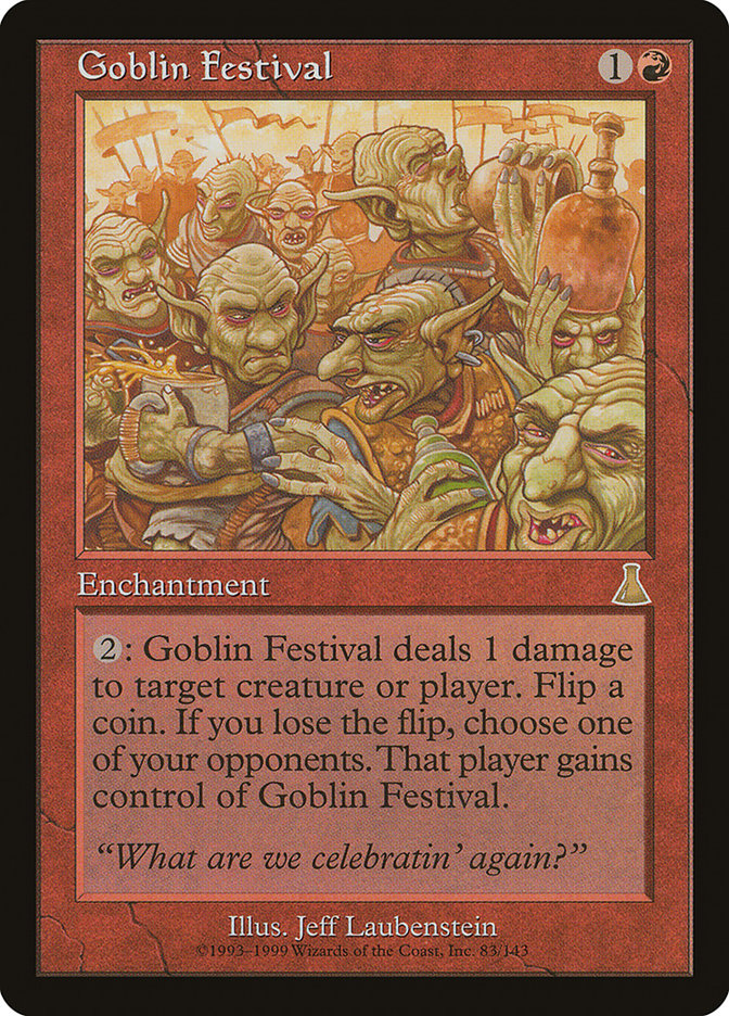 Goblin Festival [Urza's Destiny] | Local Legends