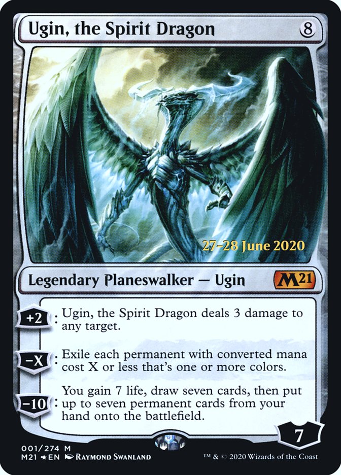 Ugin, the Spirit Dragon [Core Set 2021 Prerelease Promos] | Golgari Games