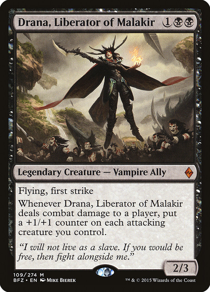 Drana, Liberator of Malakir [Battle for Zendikar] | Local Legends