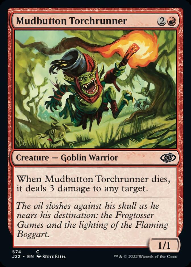 Mudbutton Torchrunner [Jumpstart 2022] | Golgari Games