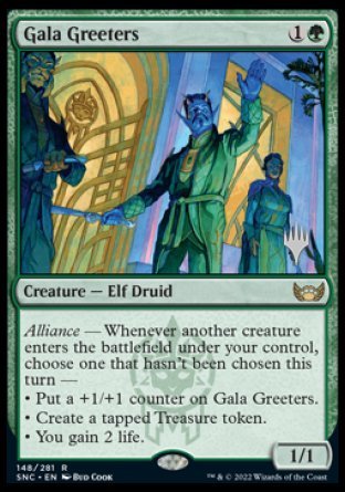 Gala Greeters (Promo Pack) [Streets of New Capenna Promos] | Local Legends