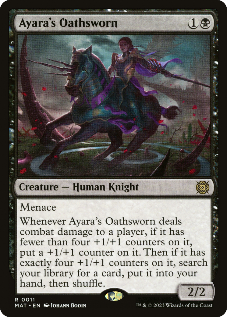 Ayara's Oathsworn [March of the Machine: The Aftermath] | Golgari Games