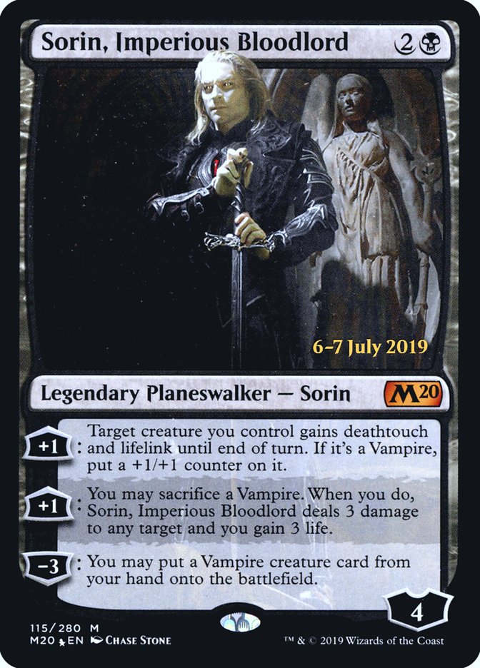 Sorin, Imperious Bloodlord [Core Set 2020 Prerelease Promos] | Local Legends