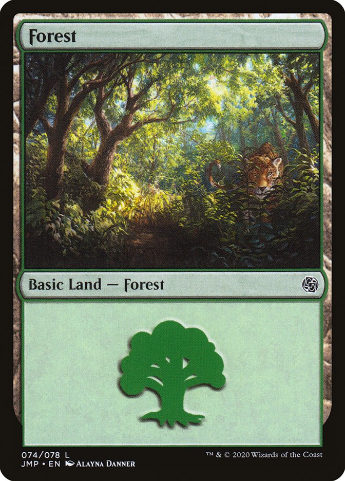 Forest (74) [Jumpstart] | Golgari Games