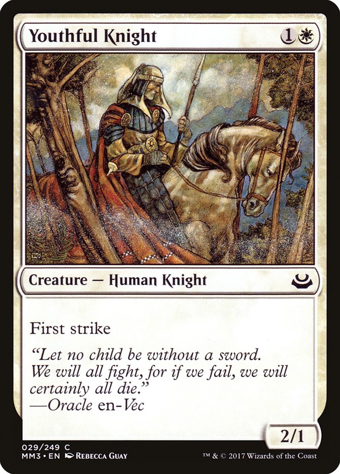 Youthful Knight [Modern Masters 2017] | Golgari Games