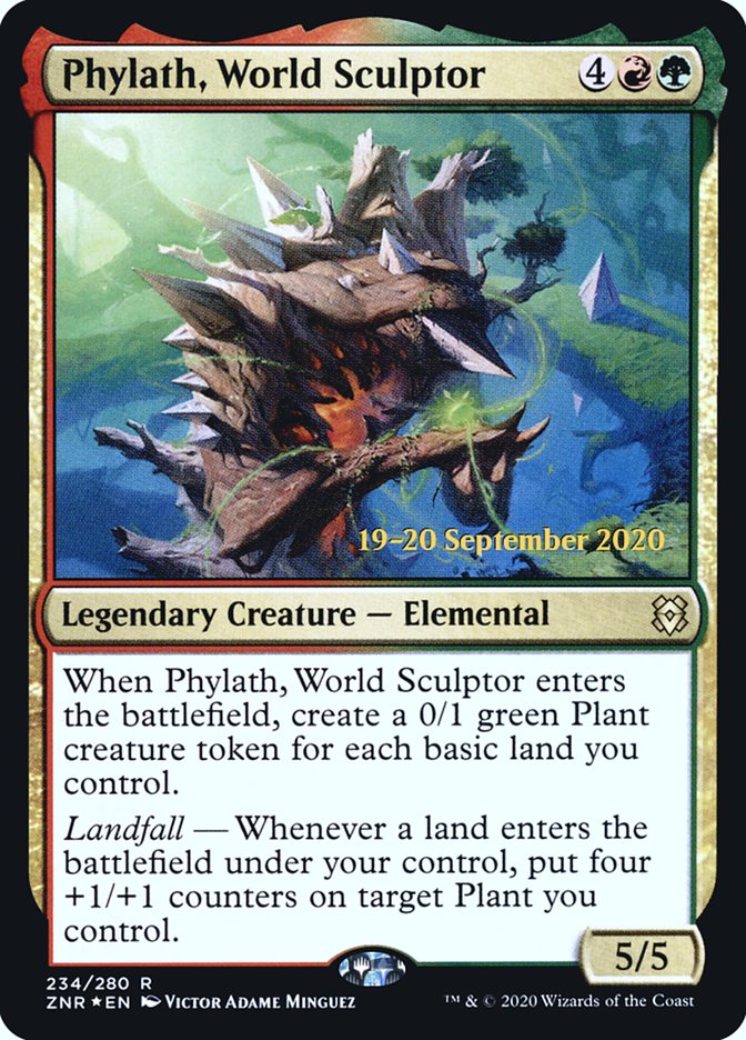 Phylath, World Sculptor [Zendikar Rising Prerelease Promos] | Local Legends