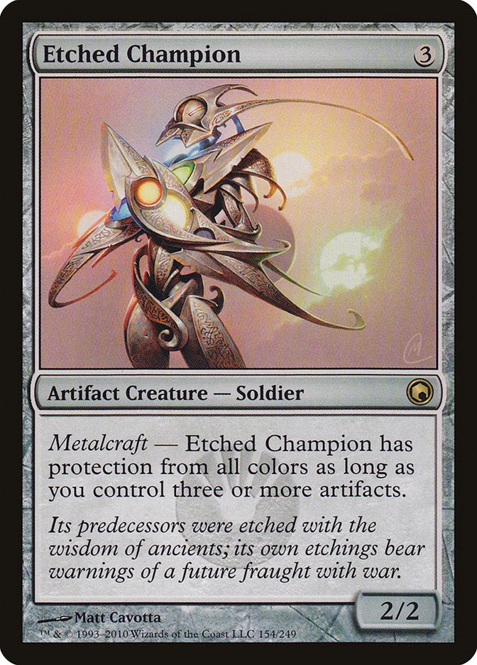 Etched Champion [Scars of Mirrodin] | Golgari Games