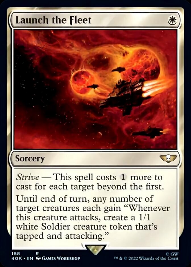 Launch the Fleet (Surge Foil) [Universes Beyond: Warhammer 40,000] | Local Legends