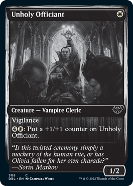 Unholy Officiant [Innistrad: Double Feature] | Golgari Games