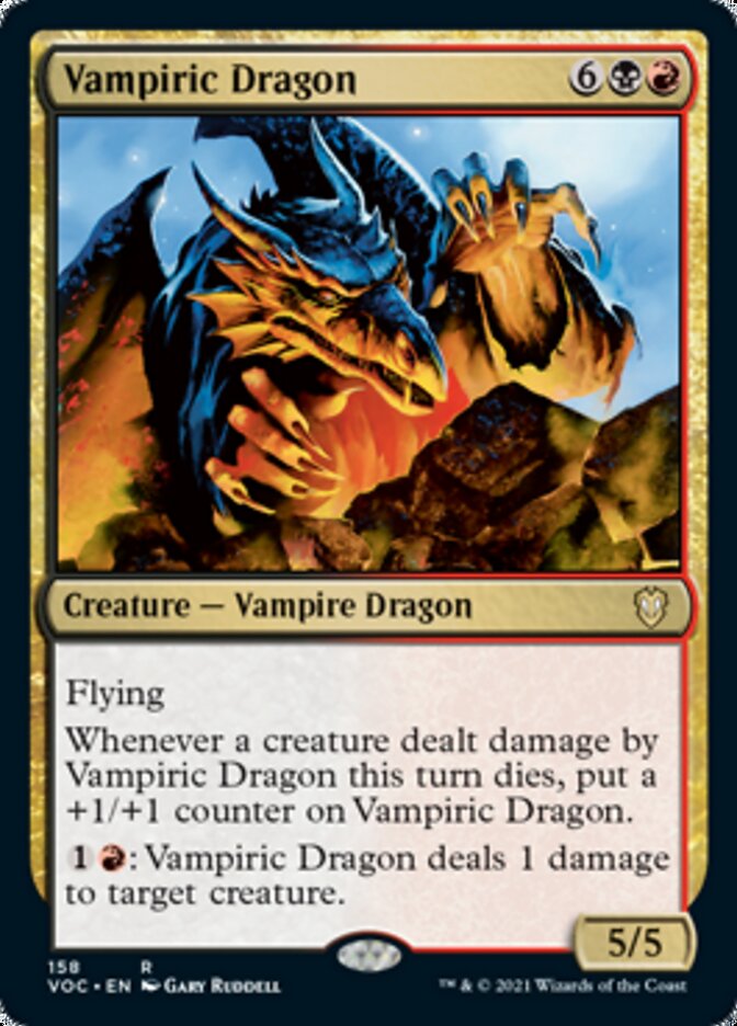 Vampiric Dragon [Innistrad: Crimson Vow Commander] | Golgari Games