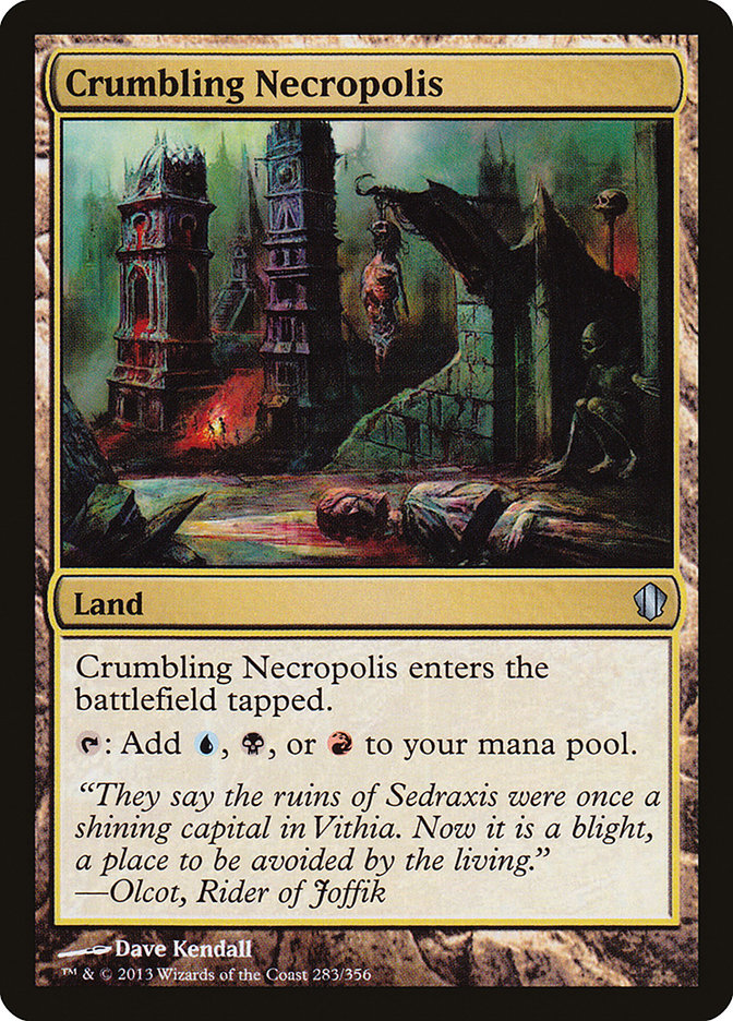 Crumbling Necropolis [Commander 2013] | Golgari Games