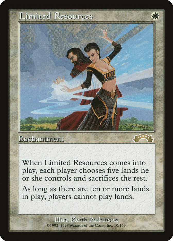Limited Resources [Exodus] | Local Legends