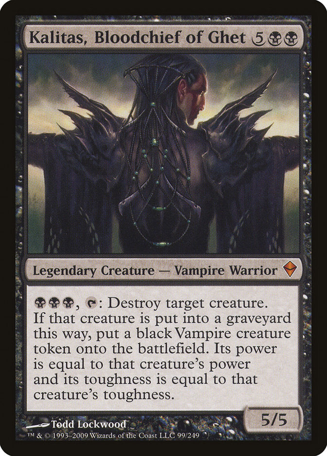 Kalitas, Bloodchief of Ghet [Zendikar] | Local Legends