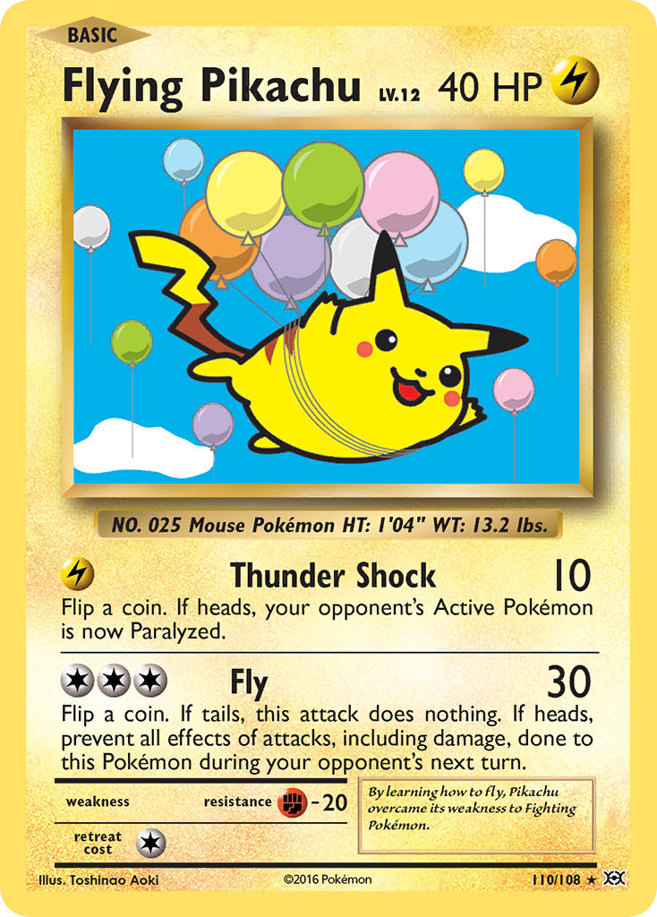 Flying Pikachu (110/108) [XY: Evolutions] | Golgari Games