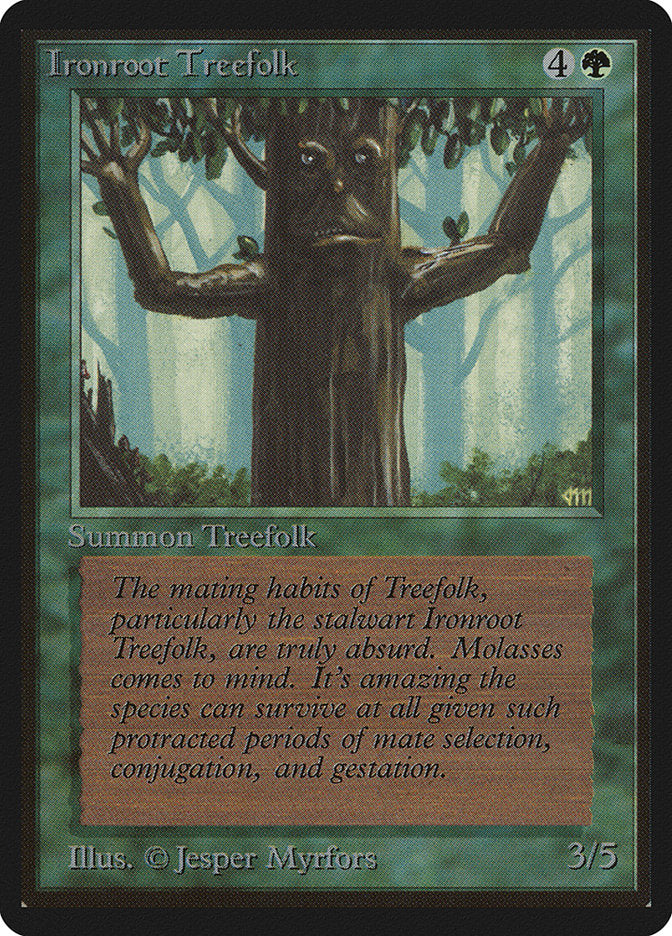 Ironroot Treefolk [Beta Edition] | Golgari Games