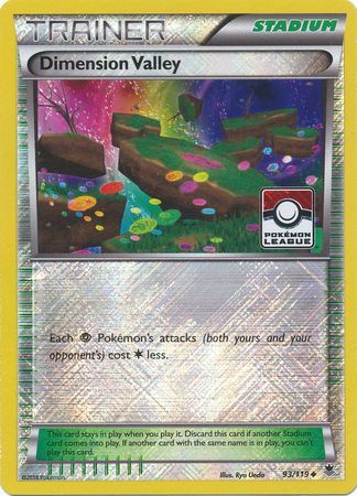 Dimension Valley (93/119) (League Promo) [XY: Phantom Forces] | Golgari Games