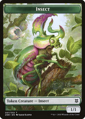 Cat Beast // Insect Double-sided Token [Zendikar Rising Tokens] | Local Legends
