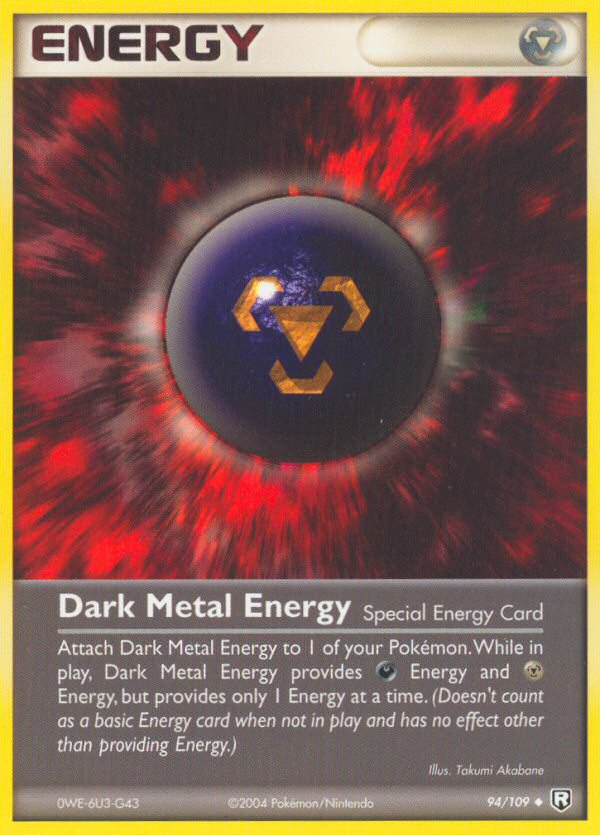 Dark Metal Energy (94/109) [EX: Team Rocket Returns] | Golgari Games