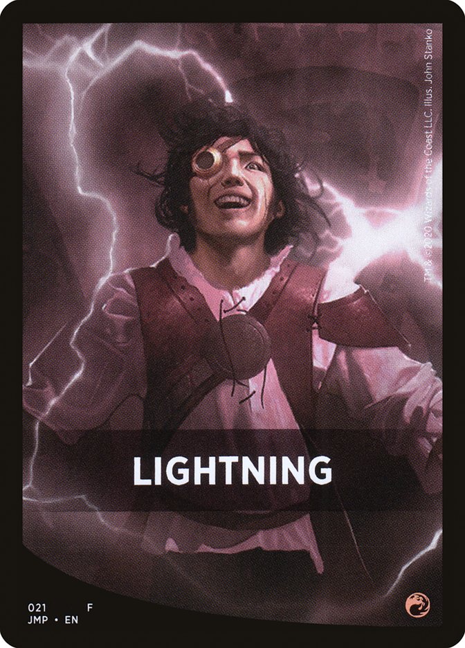 Lightning Theme Card [Jumpstart Front Cards] | Local Legends