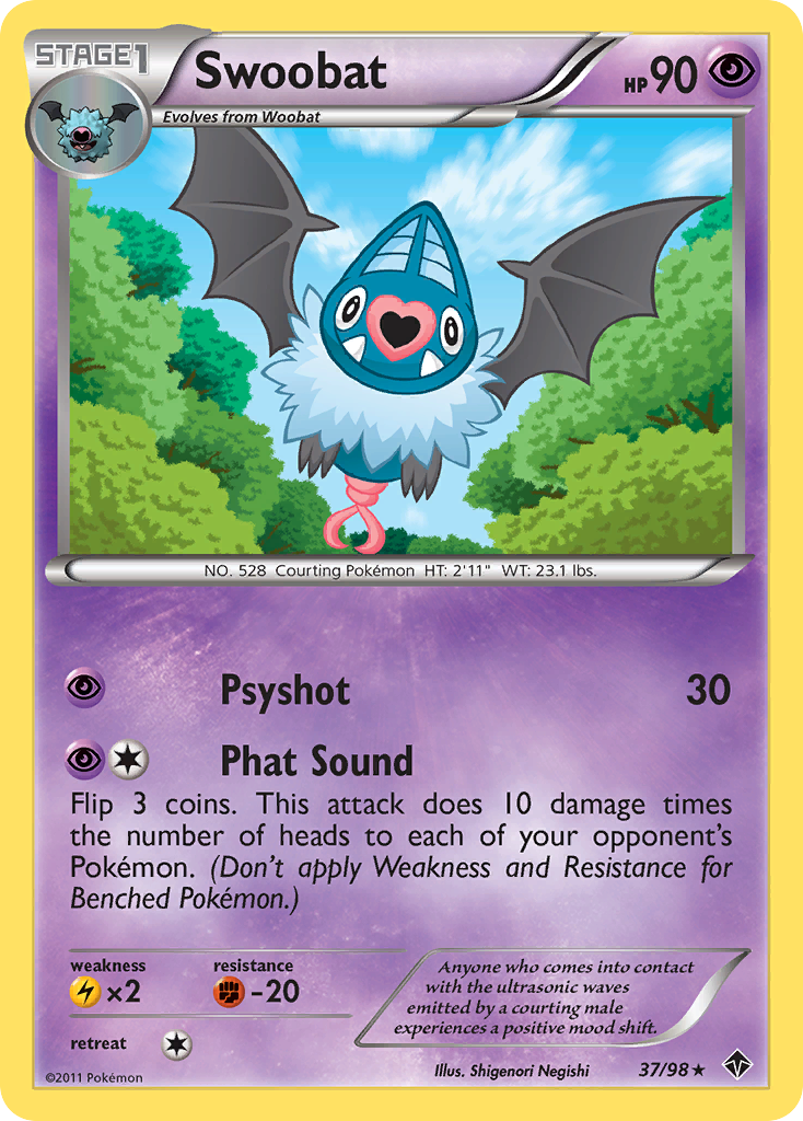 Swoobat (37/98) [Black & White: Emerging Powers] | Golgari Games