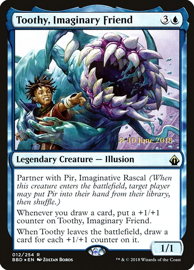 Toothy, Imaginary Friend [Battlebond Prerelease Promos] | Local Legends