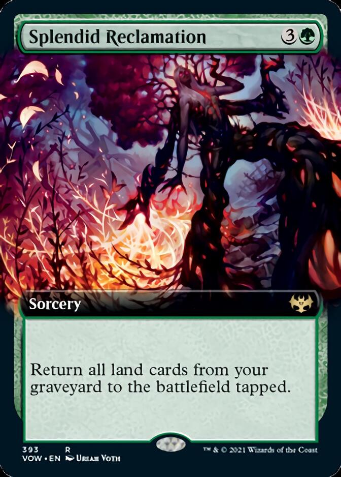 Splendid Reclamation (Extended Art) [Innistrad: Crimson Vow] | Local Legends