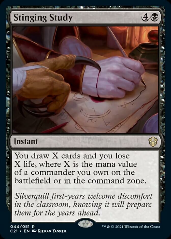 Stinging Study [Commander 2021] | Local Legends