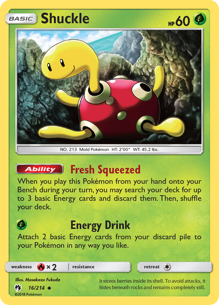 Shuckle (16/214) [Sun & Moon: Lost Thunder] | Golgari Games