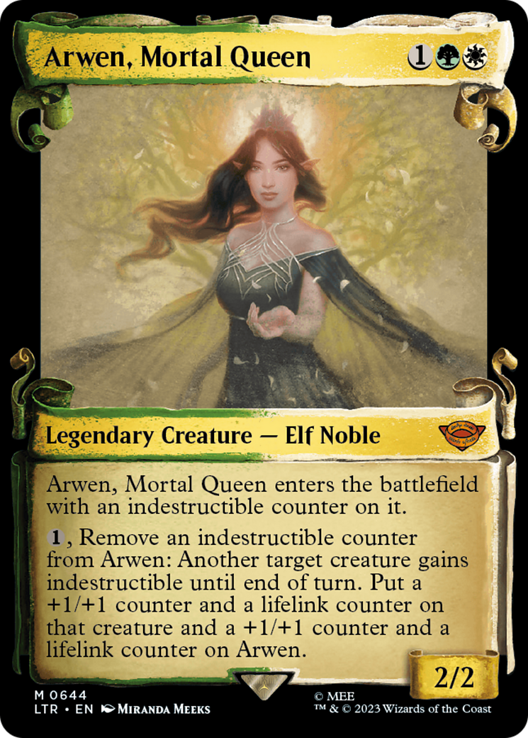 Arwen, Mortal Queen [The Lord of the Rings: Tales of Middle-Earth Showcase Scrolls] | Golgari Games