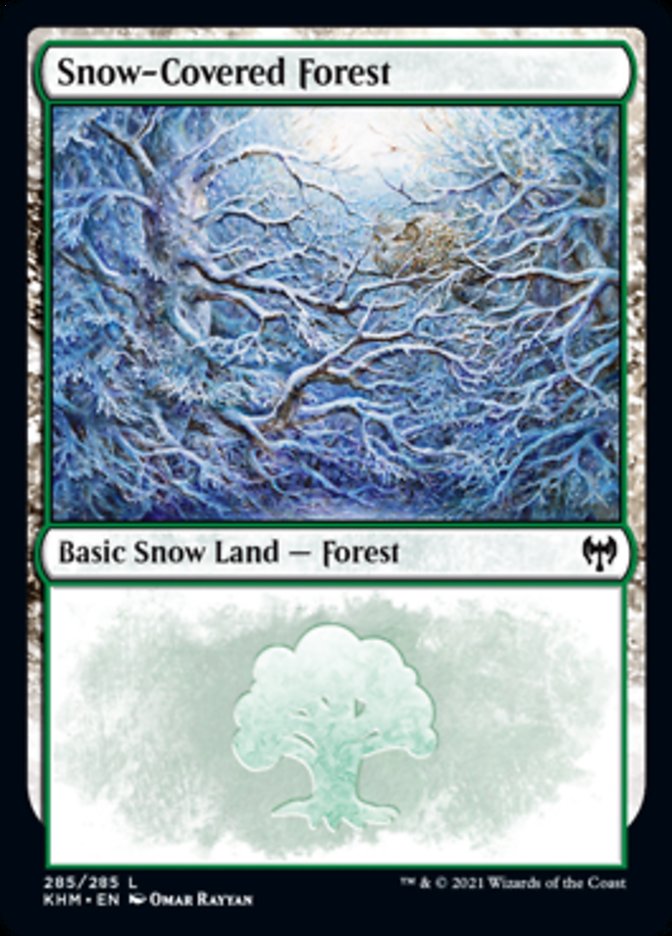 Snow-Covered Forest (285) [Kaldheim] | Golgari Games