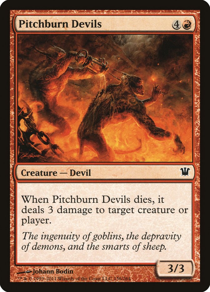 Pitchburn Devils [Innistrad] | Golgari Games