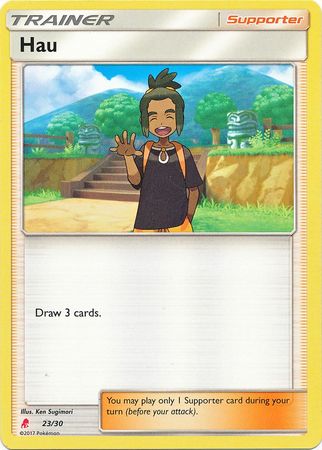 Hau (23/30) [Sun & Moon: Trainer Kit - Lycanroc] | Golgari Games