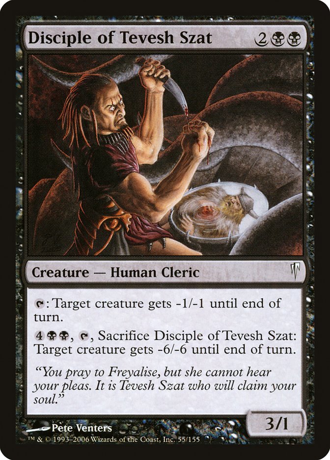 Disciple of Tevesh Szat [Coldsnap] | Golgari Games