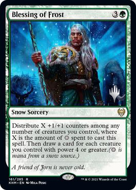 Blessing of Frost (Promo Pack) [Kaldheim Promos] | Golgari Games