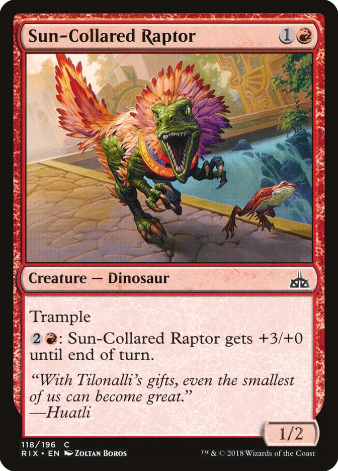 Sun-Collared Raptor [Rivals of Ixalan] | Local Legends