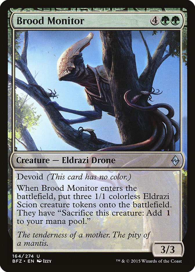 Brood Monitor [Battle for Zendikar] | Golgari Games