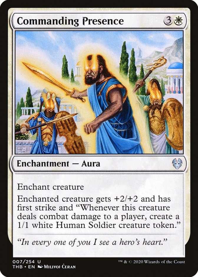 Commanding Presence [Theros Beyond Death] | Local Legends