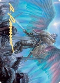 Resplendent Marshal Art Card (Gold-Stamped Signature) [Kaldheim Art Series] | Local Legends