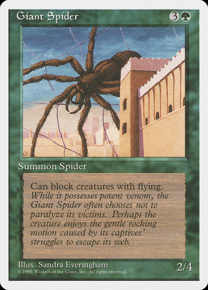 Giant Spider [Fourth Edition] | Golgari Games