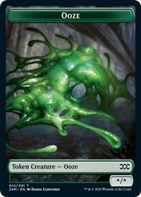 Ooze // Wurm (030) Double-sided Token [Double Masters Tokens] | Golgari Games