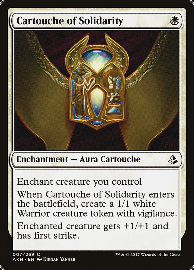 Cartouche of Solidarity [Amonkhet] | Golgari Games