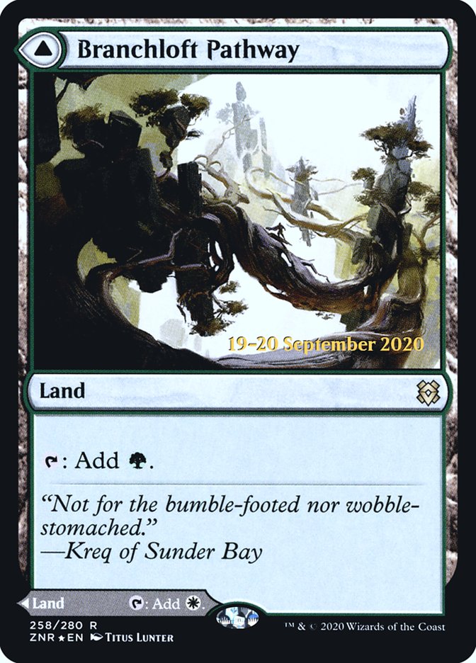 Branchloft Pathway // Boulderloft Pathway [Zendikar Rising Prerelease Promos] | Local Legends