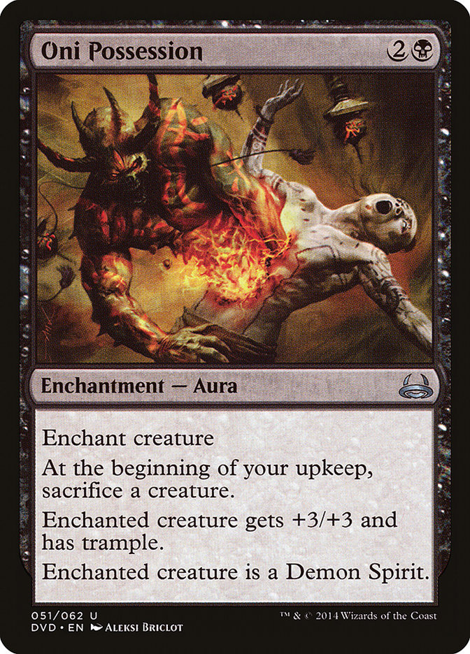 Oni Possession (Divine vs. Demonic) [Duel Decks Anthology] | Local Legends