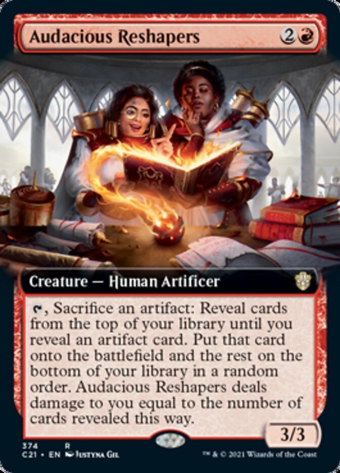 Audacious Reshapers (Extended Art) [Commander 2021] | Local Legends