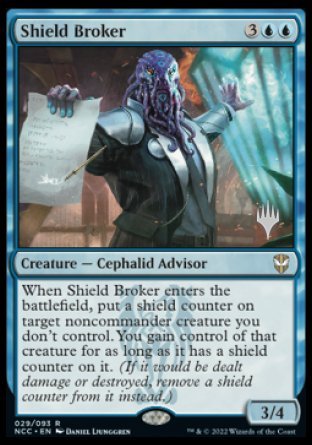 Shield Broker (Promo Pack) [Streets of New Capenna Commander Promos] | Golgari Games