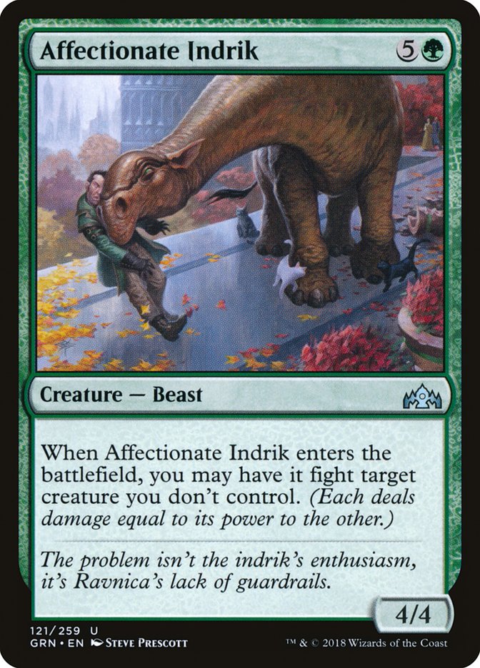 Affectionate Indrik [Guilds of Ravnica] | Golgari Games